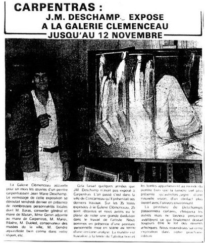 Galerie Clemenceau 1979