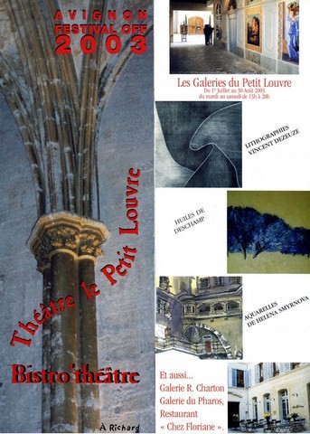 Petit Louvre Festival d'Avignon 2003