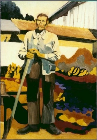 Peinture Vaqueyras 1974